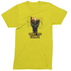 Hoist The Cone Pittsburgh Pride Mens T-shirt Yellow