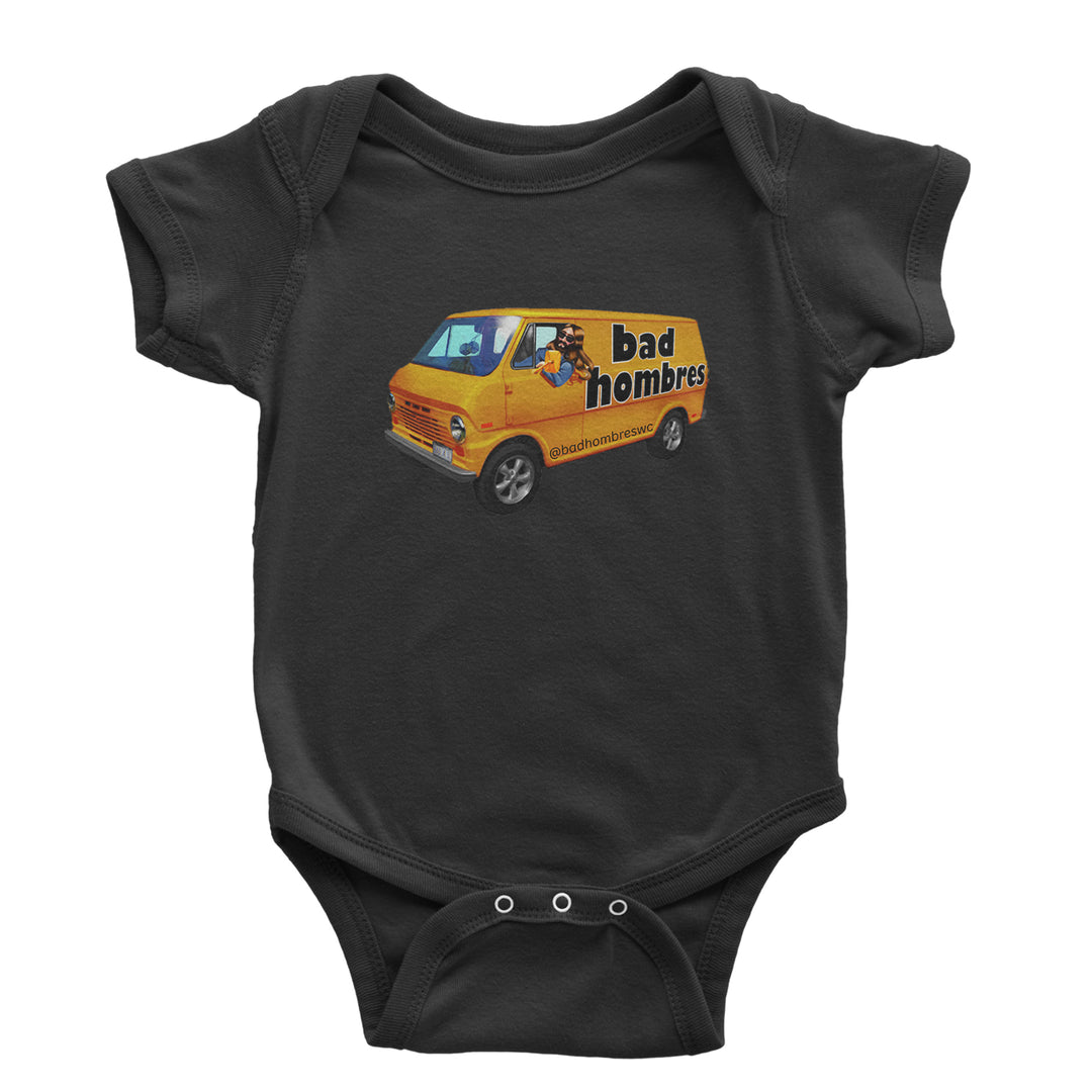 Bad Hombres Van West Chester Band Infant One-Piece Romper Bodysuit Or Toddler T-shirt Black