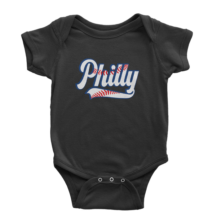Philly Baseball Stitching Infant One-Piece Romper Bodysuit Or Toddler T-shirt
