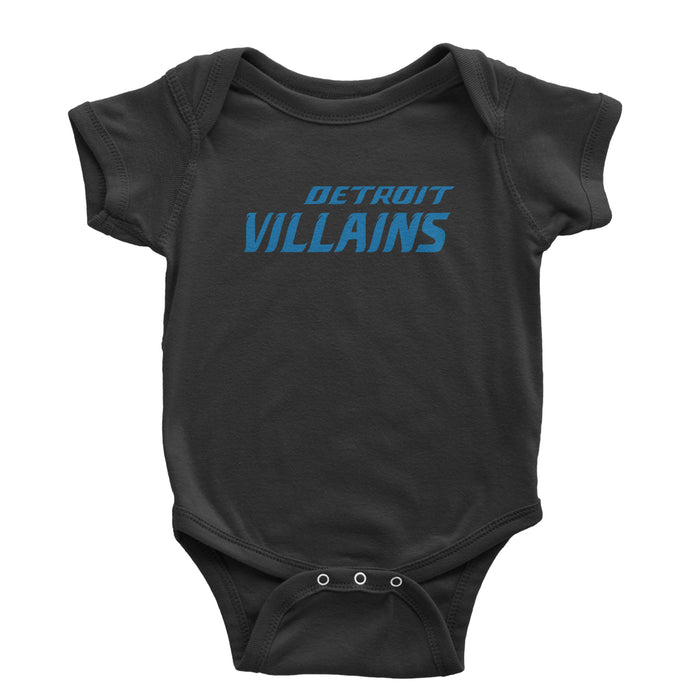 Detroit Villains Grit Football Infant One-Piece Romper Bodysuit Or Toddler T-shirt
