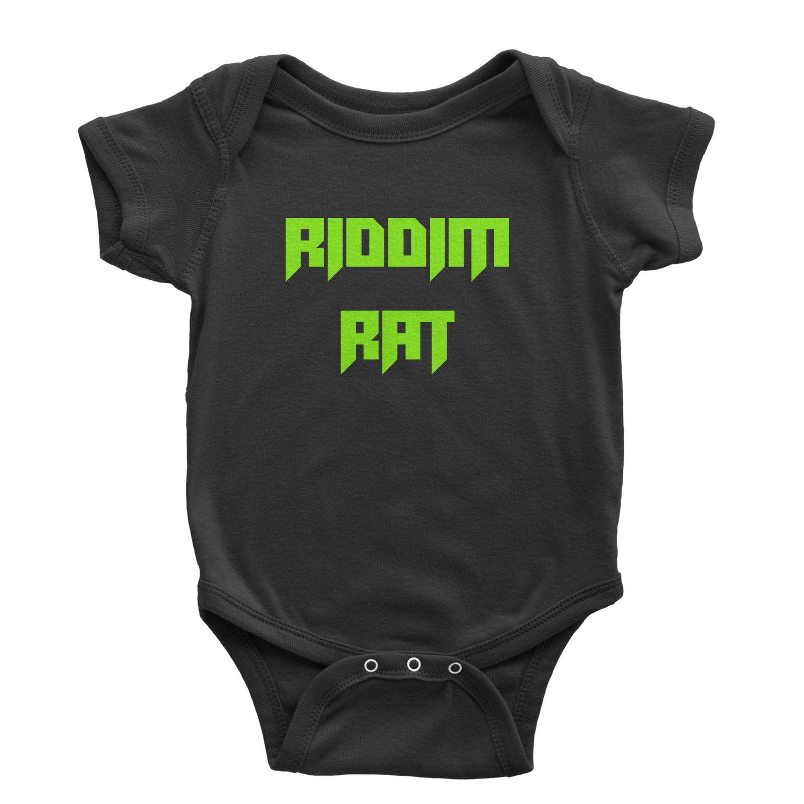 Riddim Rat Rhythm Club Rave EDM Infant One-Piece Romper Bodysuit Or Toddler T-shirt Black
