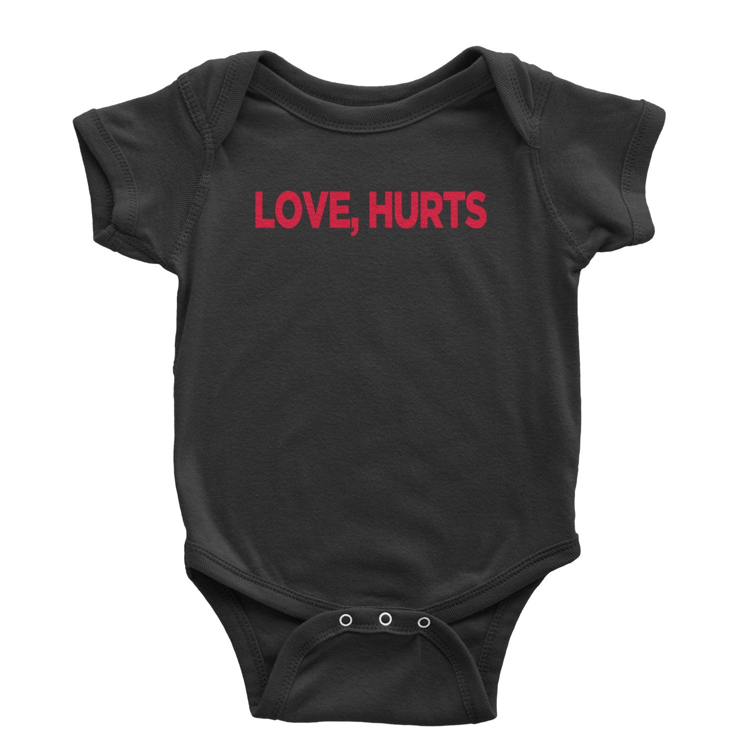 Love Hurts Infant One-Piece Romper Bodysuit Or Toddler T-shirt Black