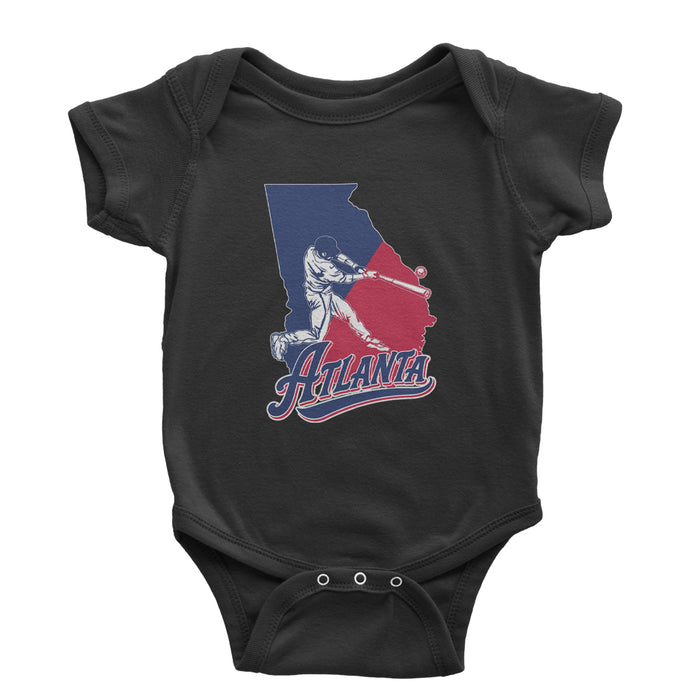 Atlanta Georgia Batter Up Infant One-Piece Romper Bodysuit Or Toddler T-shirt