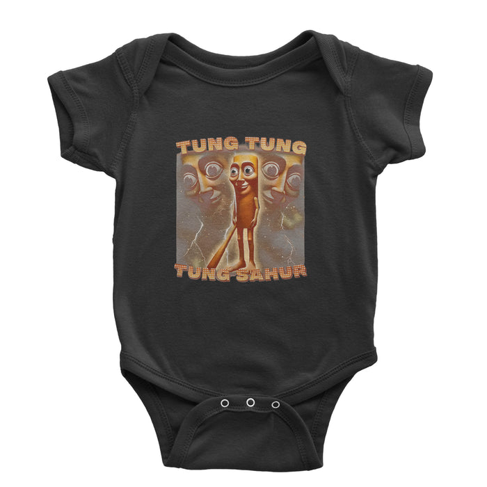 Tung Tung Tung Sahur Enforcer Infant One-Piece Romper Bodysuit Or Toddler T-shirt