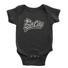 Sin City Vegas Retro Vintage Infant One-Piece Romper Bodysuit Or Toddler T-shirt Black