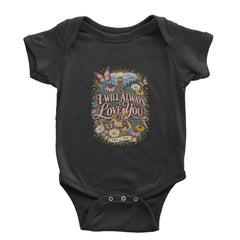 I Will Always Love You Dolly Infant One-Piece Romper Bodysuit Or Toddler T-shirt Black