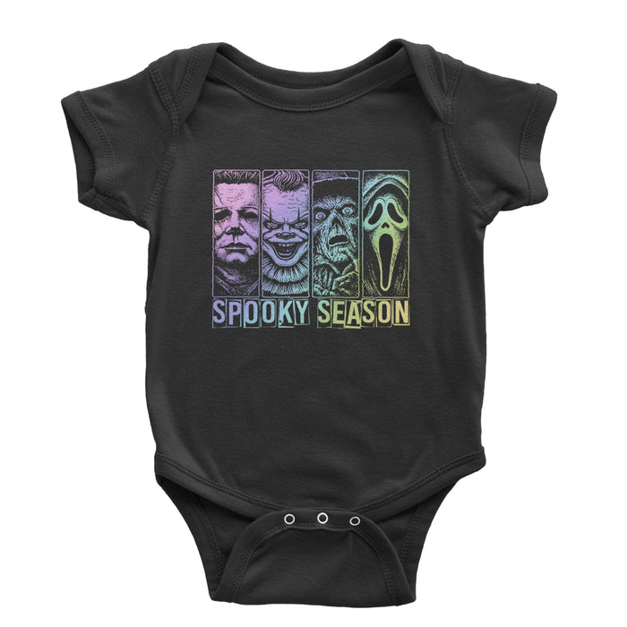 Spooky Season Horror Icons Halloween Infant One-Piece Romper Bodysuit Or Toddler T-shirt