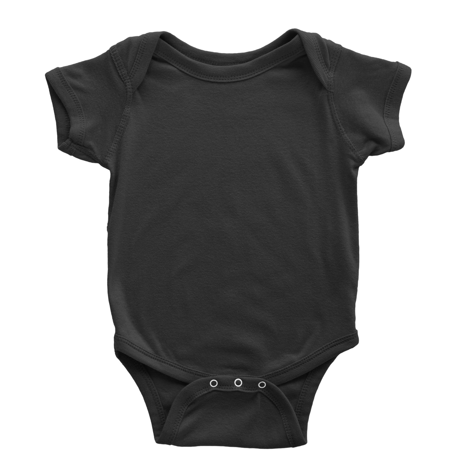 Basics - Pure & Simple Blank Apparel Infant One-Piece Romper Bodysuit Or Toddler T-shirt Black