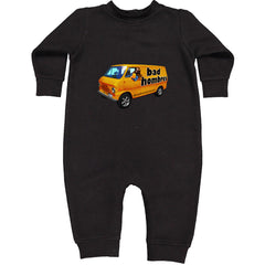 Bad Hombres Van West Chester Band Toddler Hoodie Or Infant Fleece Romper Black