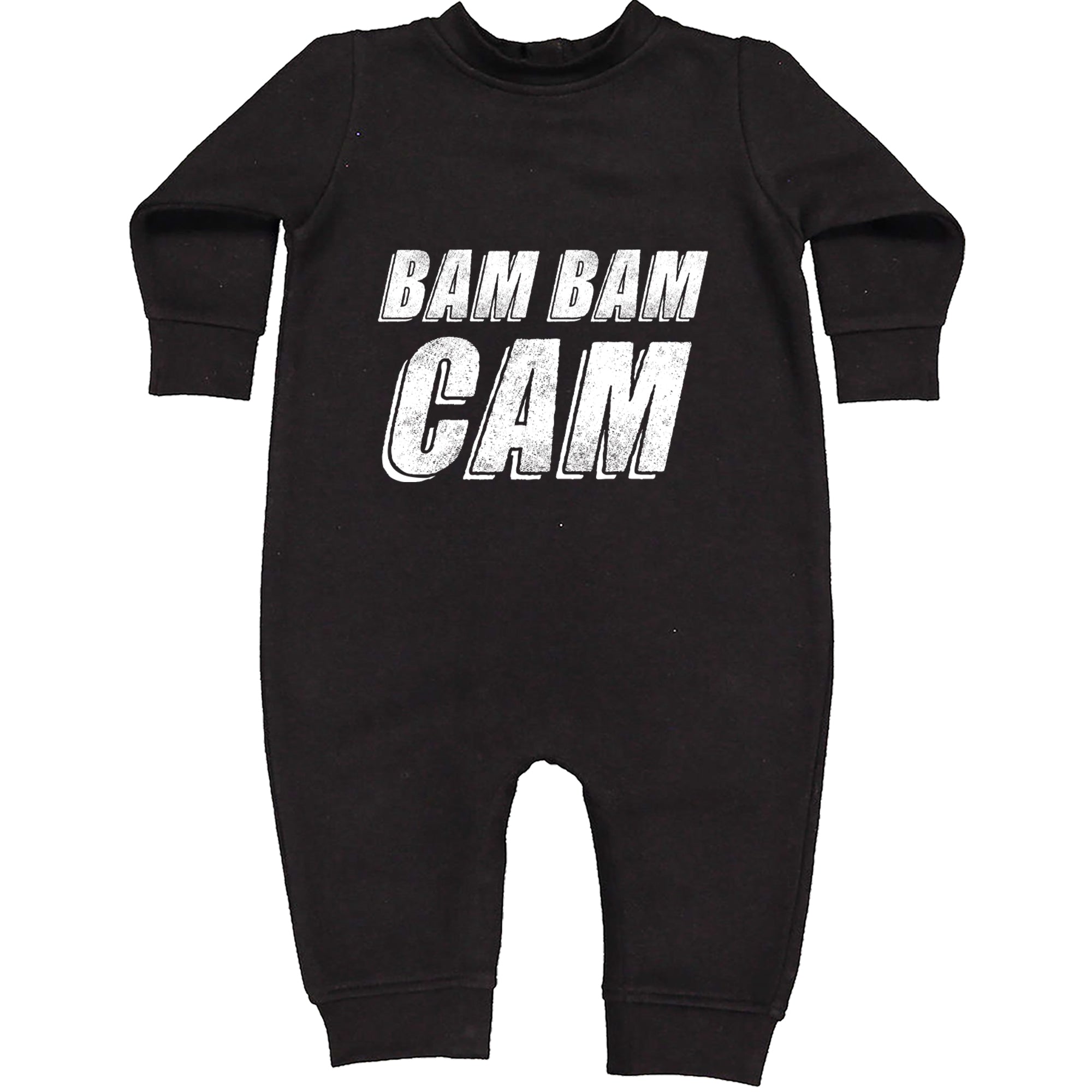 Bam Bam Cam Toddler Hoodie Or Infant Fleece Romper Black