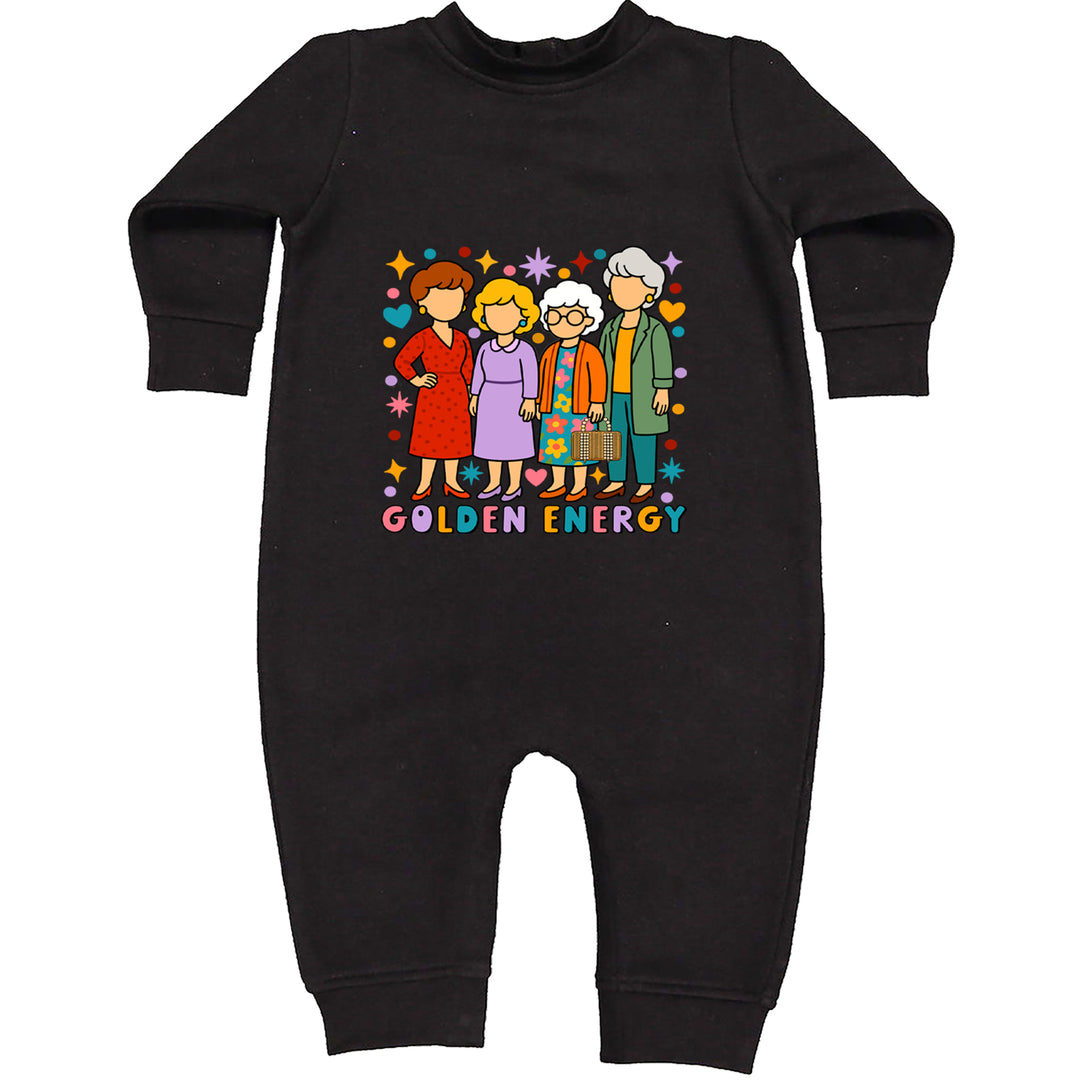 Golden Forever Golden Girls Toddler Hoodie Or Infant Fleece Romper Black