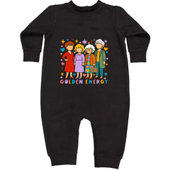 Golden Forever Golden Girls Toddler Hoodie Or Infant Fleece Romper Black