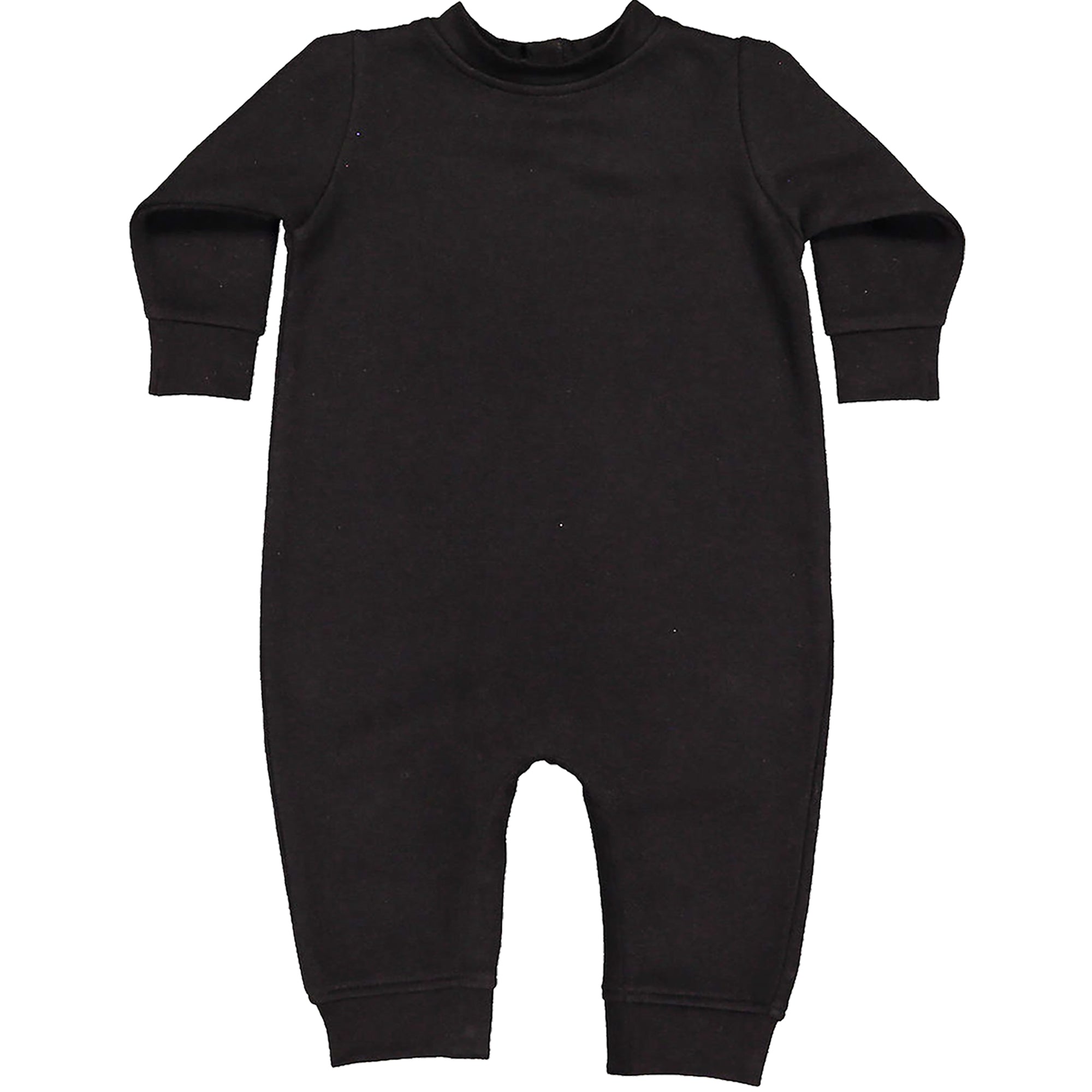 Basics - Pure & Simple Blank Apparel Toddler Hoodie Or Infant Fleece Romper Black