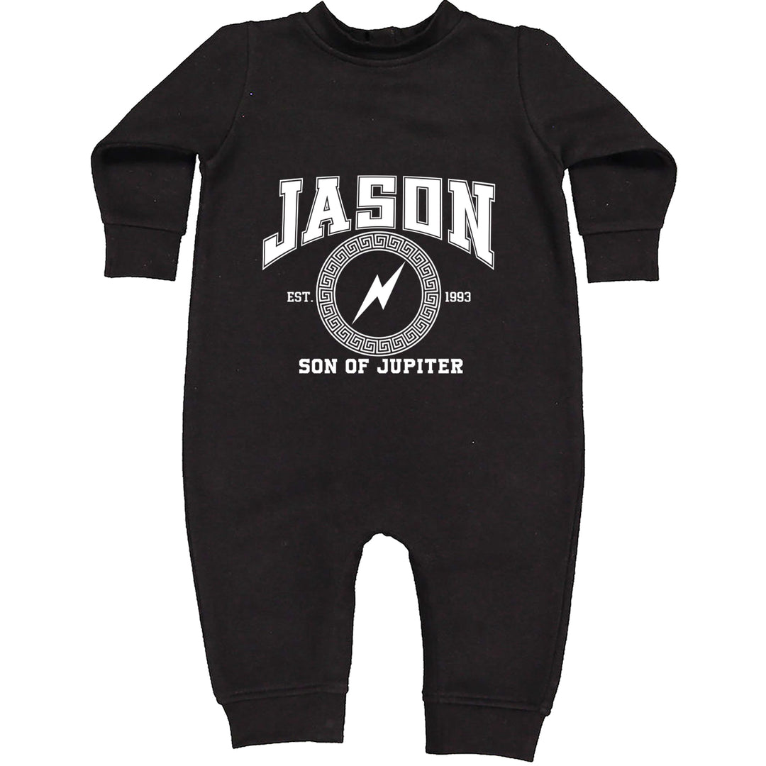 Jason Son of Jupiter Storm Bringer Toddler Hoodie Or Infant Fleece Romper Black