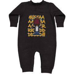 MUSTARD! Not Like Us Tv Off Toddler Hoodie Or Infant Fleece Romper Black