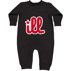 ILL Vintage It's A Philly Thing Toddler Hoodie Or Infant Fleece Romper Black