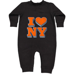 New York City Pride Heart Toddler Hoodie Or Infant Fleece Romper Black