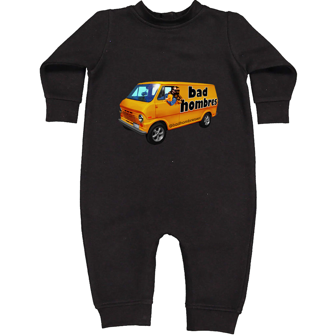 Bad Hombres Van West Chester Band Toddler Hoodie Or Infant Fleece Romper Black