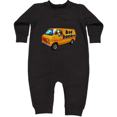 Bad Hombres Van West Chester Band Toddler Hoodie Or Infant Fleece Romper Black