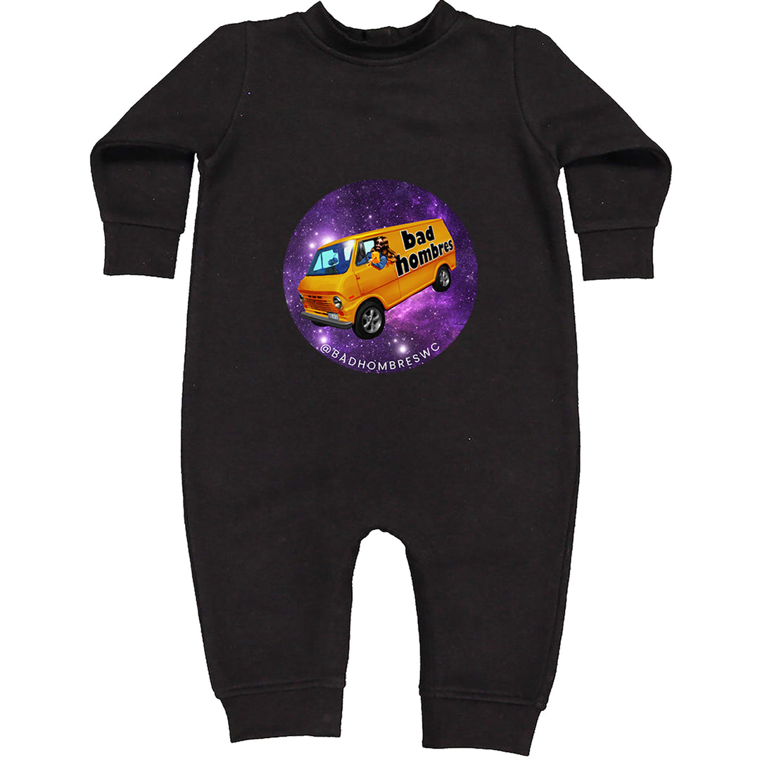 Bad Hombres Space West Chester Band Toddler Hoodie Or Infant Fleece Romper Black