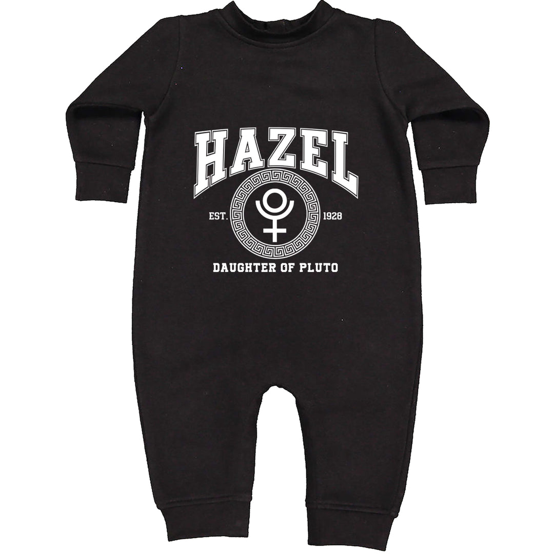 Hazel Daughter of Pluto Roman Gold Toddler Hoodie Or Infant Fleece Romper Black
