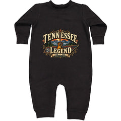 Tennessee Legend Country Music Dolly Toddler Hoodie Or Infant Fleece Romper Black