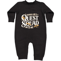 Sounds Like A Quest Squad To Me Empyrean Toddler Hoodie Or Infant Fleece Romper Black