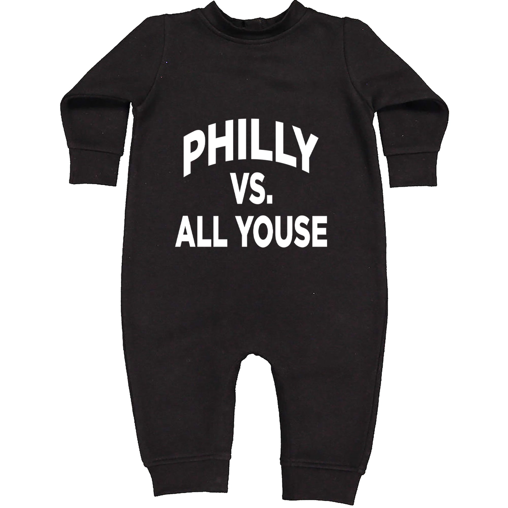 Philly Vs. All Youse Philly Thing Toddler Hoodie Or Infant Fleece Romper Black