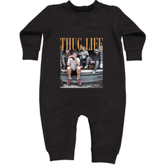 Golden Girls Thug Life Street Toddler Hoodie Or Infant Fleece Romper Black