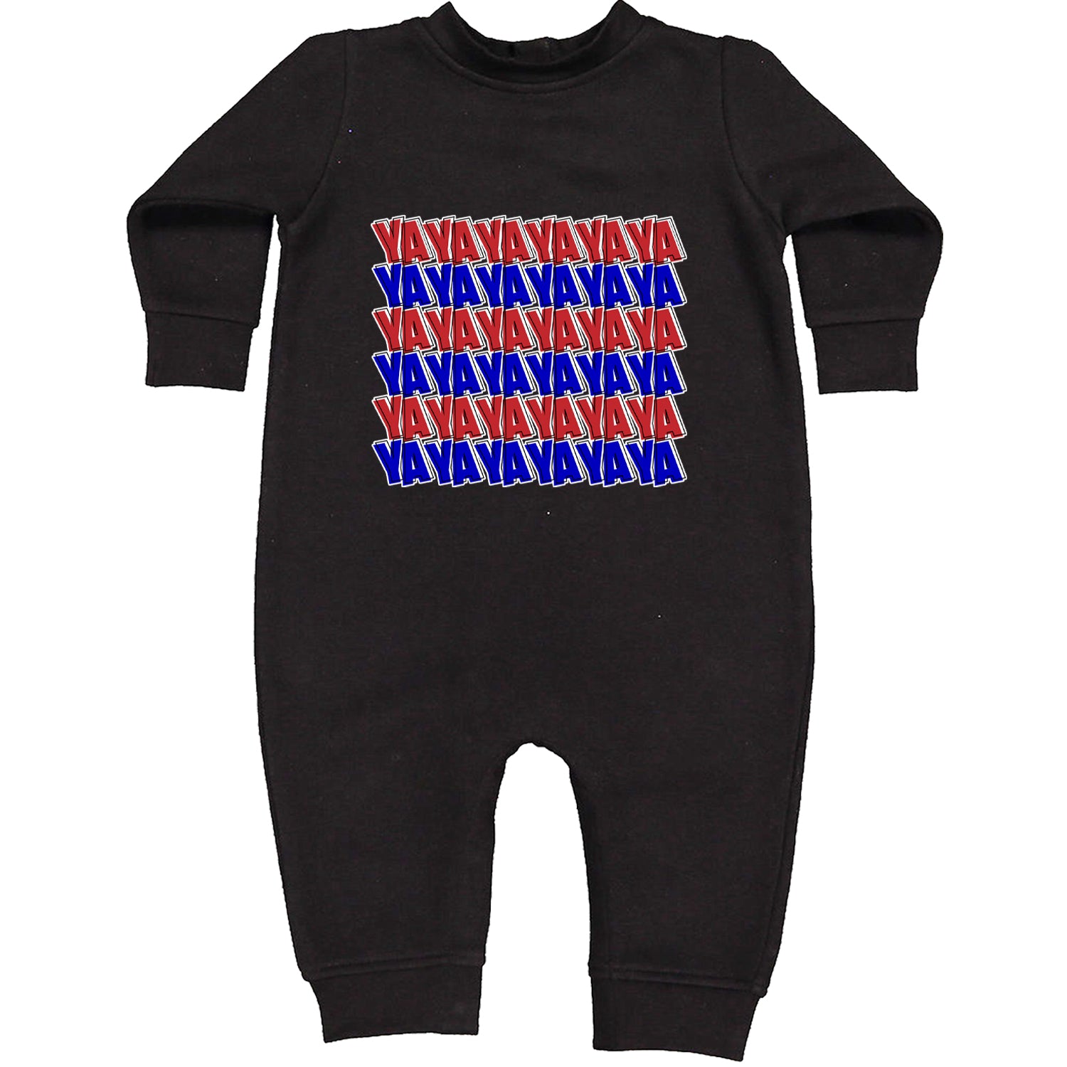 YaYaYa YaYa Cowboy Toddler Hoodie Or Infant Fleece Romper Black