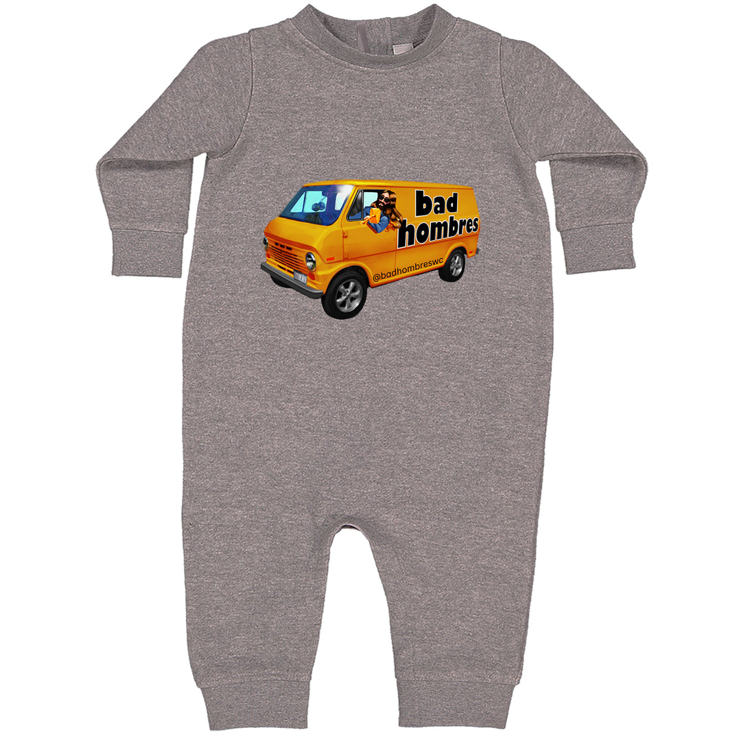 Bad Hombres Van West Chester Band Toddler Hoodie Or Infant Fleece Romper Heather Grey