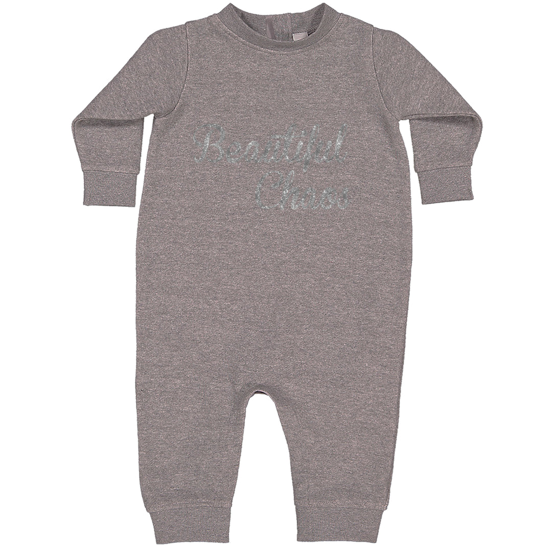 Beautiful Chaos Glitter Music Festival Toddler Hoodie Or Infant Fleece Romper Heather Grey