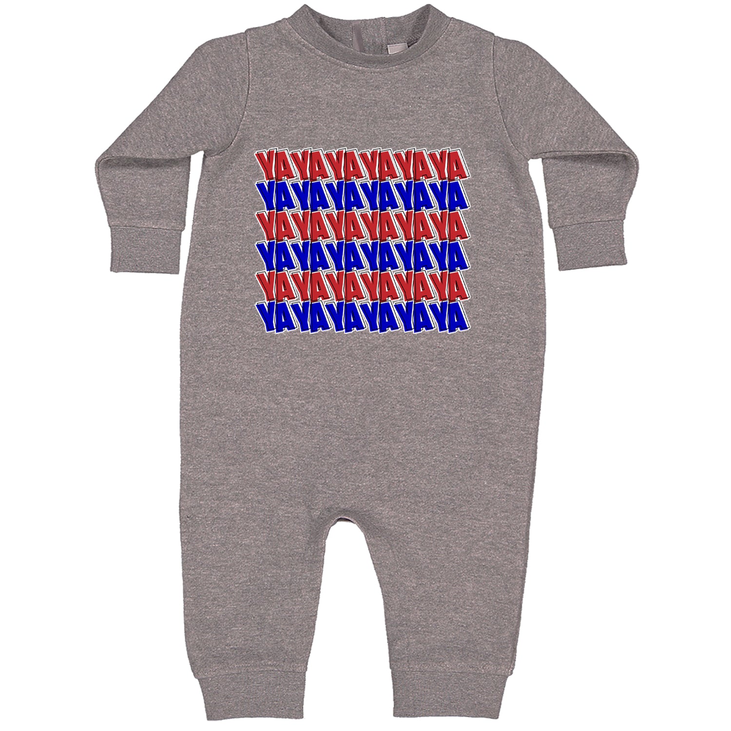 YaYaYa YaYa Cowboy Toddler Hoodie Or Infant Fleece Romper Heather Grey