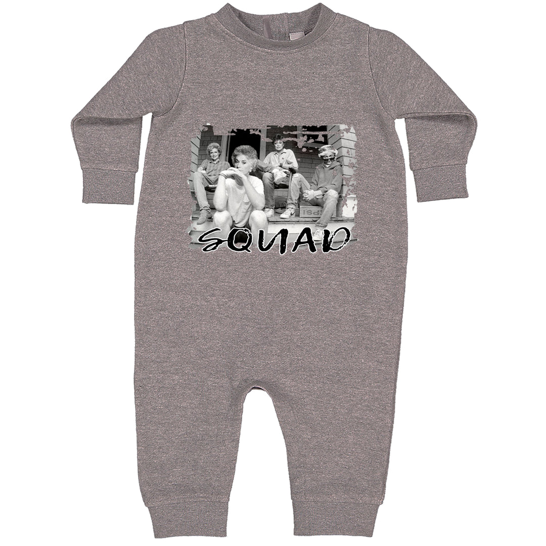 Squad Golden Girls Toddler Hoodie Or Infant Fleece Romper Heather Grey