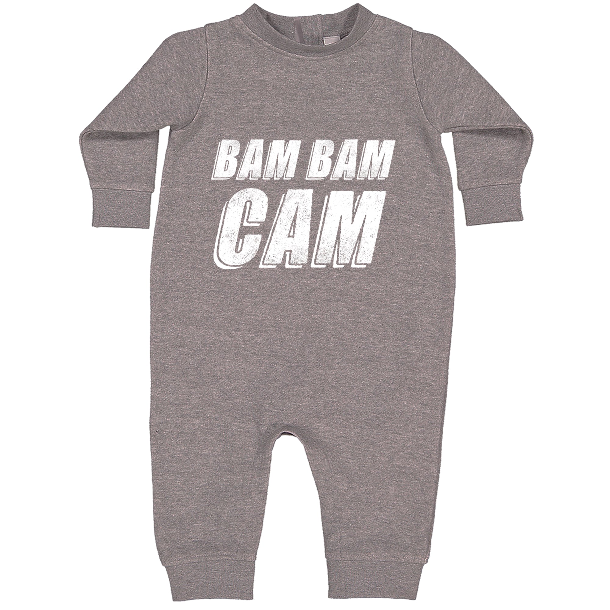 Bam Bam Cam Toddler Hoodie Or Infant Fleece Romper Heather Grey