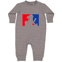 Philly Baseball Phan Toddler Hoodie Or Infant Fleece Romper Heather Grey