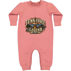 Tennessee Legend Country Music Dolly Toddler Hoodie Or Infant Fleece Romper Mauve