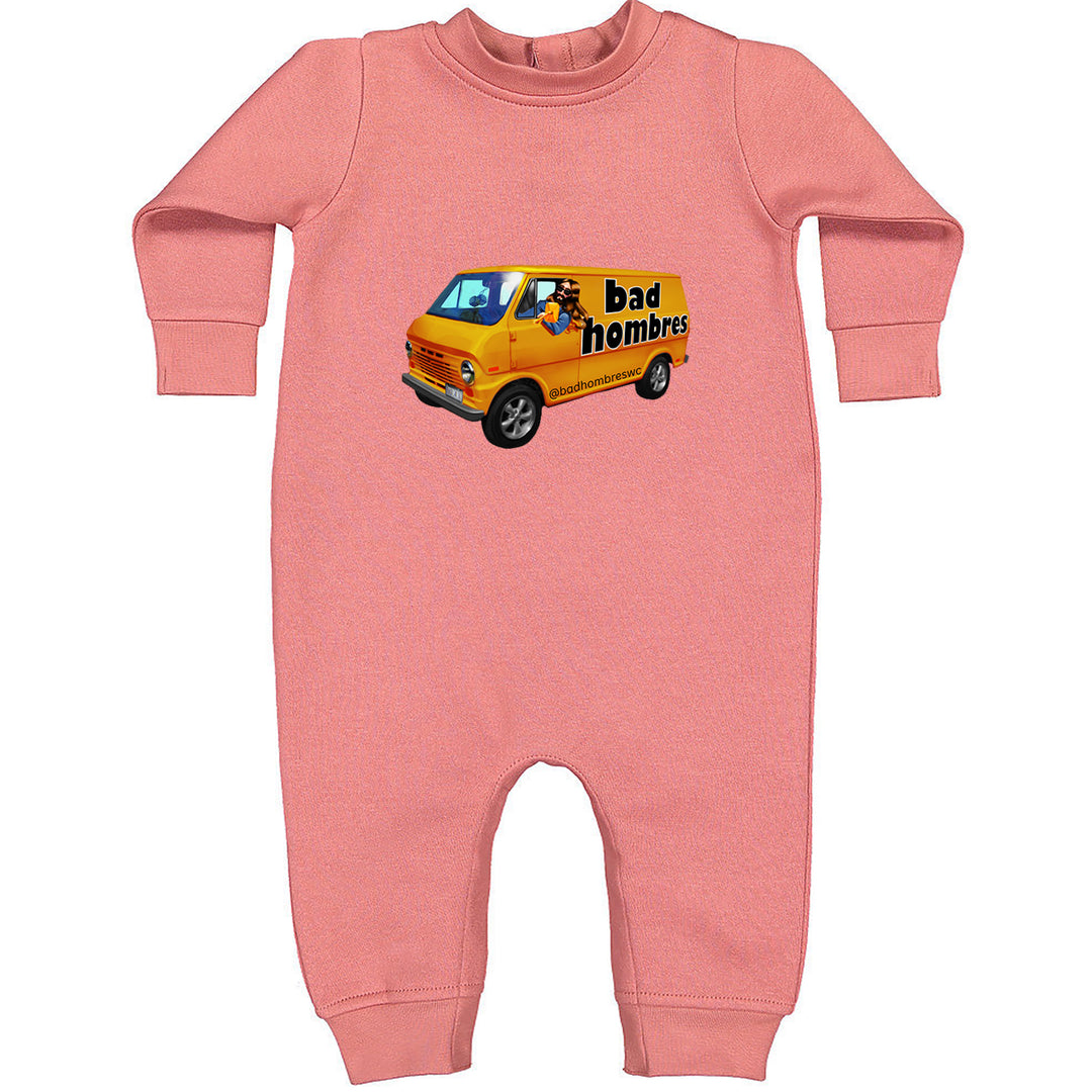 Bad Hombres Van West Chester Band Toddler Hoodie Or Infant Fleece Romper Mauve
