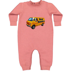 Bad Hombres Van West Chester Band Toddler Hoodie Or Infant Fleece Romper Mauve