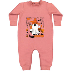 Life of a Showghoul Halloween Showgirl Vibes Toddler Hoodie Or Infant Fleece Romper Mauve