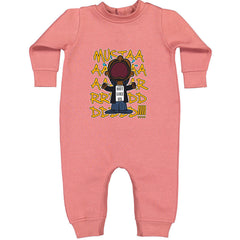 MUSTARD! Not Like Us Tv Off Toddler Hoodie Or Infant Fleece Romper Mauve