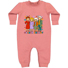 Golden Forever Golden Girls Toddler Hoodie Or Infant Fleece Romper Mauve
