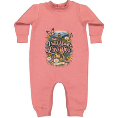 I Will Always Love You Dolly Toddler Hoodie Or Infant Fleece Romper Mauve