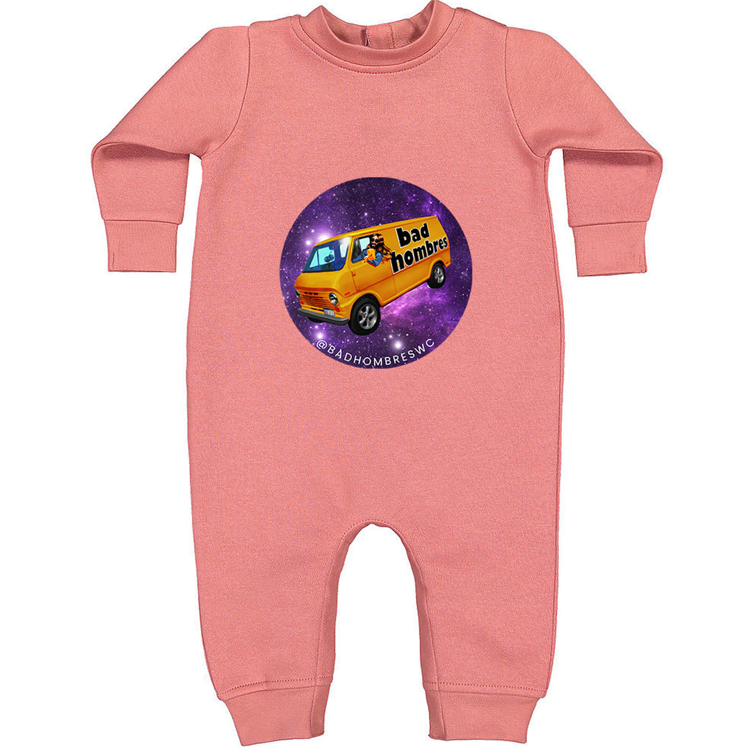 Bad Hombres Space West Chester Band Toddler Hoodie Or Infant Fleece Romper Mauve