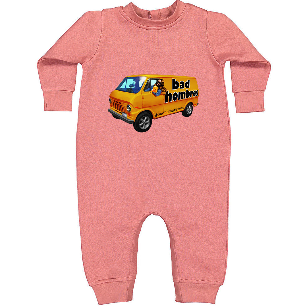 Bad Hombres Van West Chester Band Toddler Hoodie Or Infant Fleece Romper Mauve