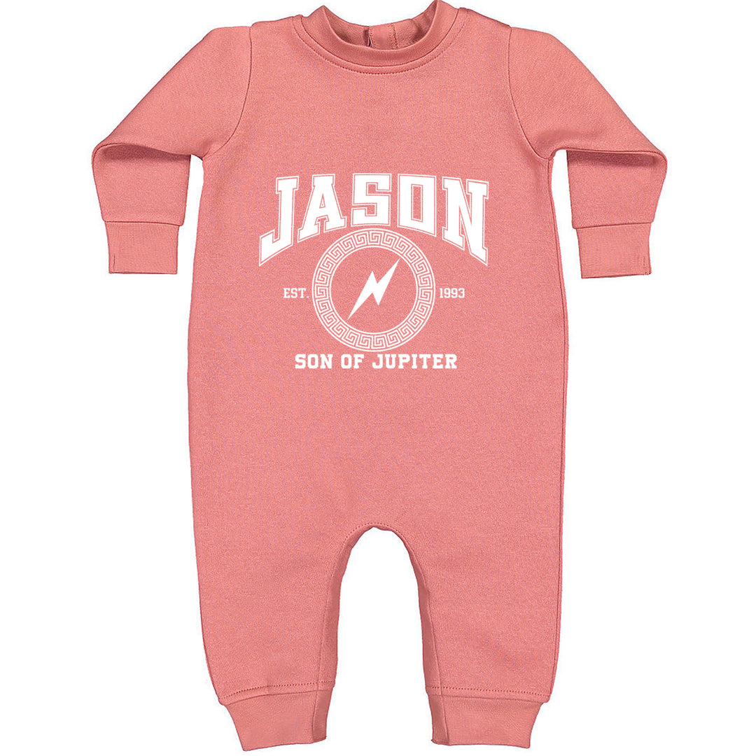 Jason Son of Jupiter Storm Bringer Toddler Hoodie Or Infant Fleece Romper Mauve