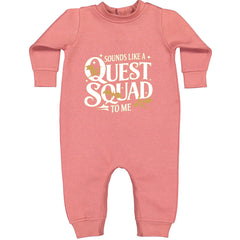 Sounds Like A Quest Squad To Me Empyrean Toddler Hoodie Or Infant Fleece Romper Mauve