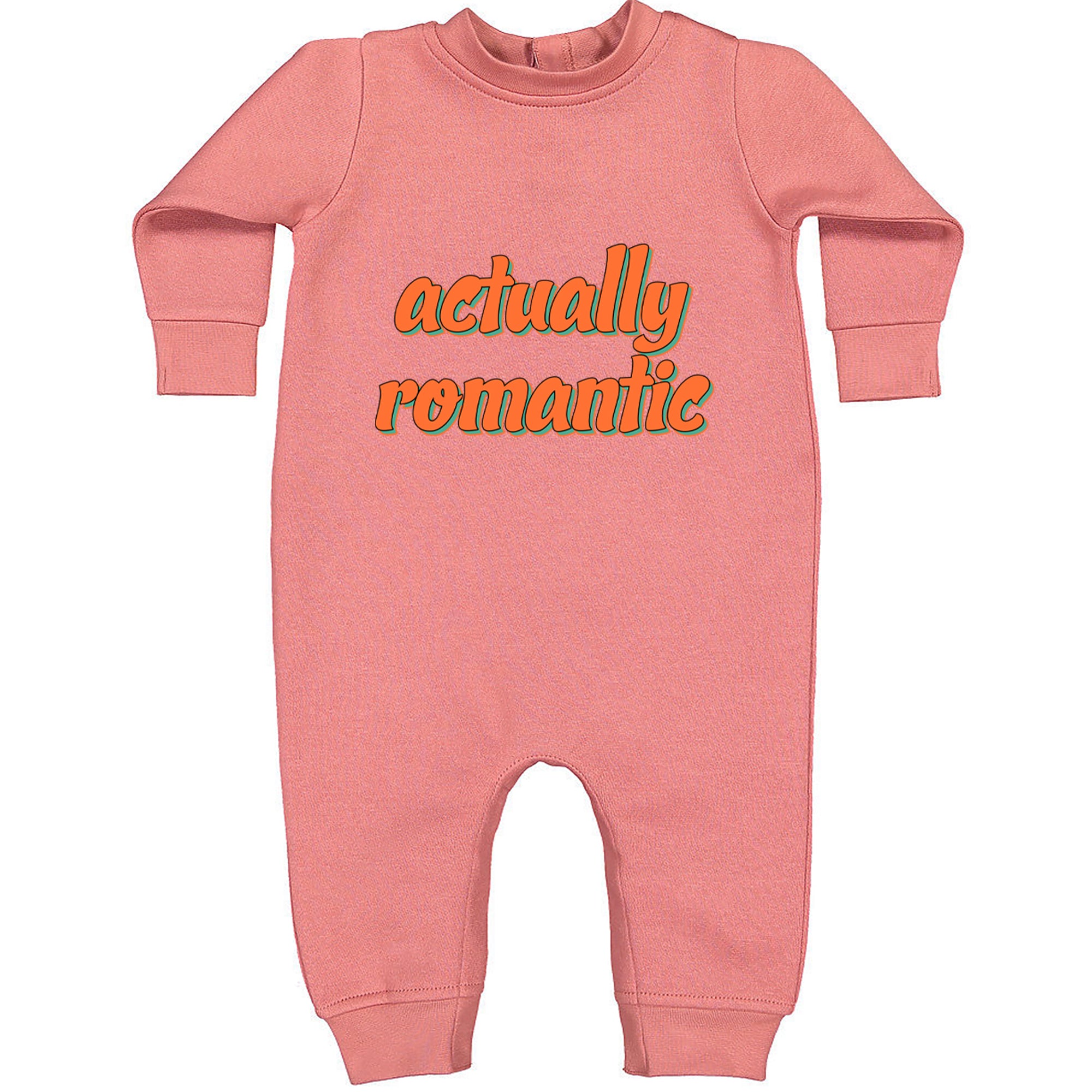 Actually Romantic Toddler Hoodie Or Infant Fleece Romper Mauve