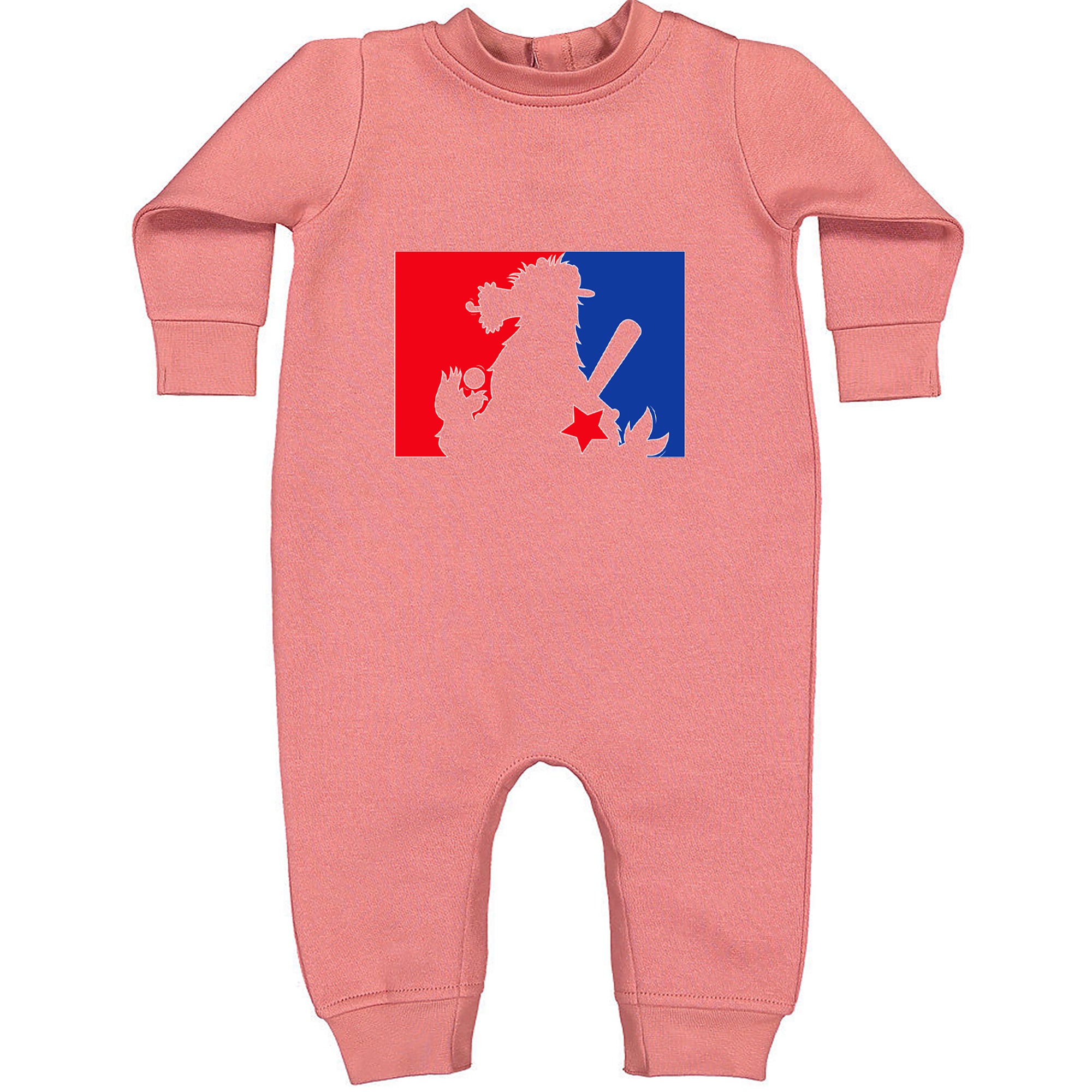 Philly Baseball Phan Toddler Hoodie Or Infant Fleece Romper Mauve