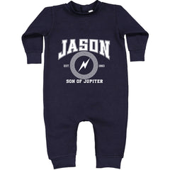 Jason Son of Jupiter Storm Bringer Toddler Hoodie Or Infant Fleece Romper Navy Blue